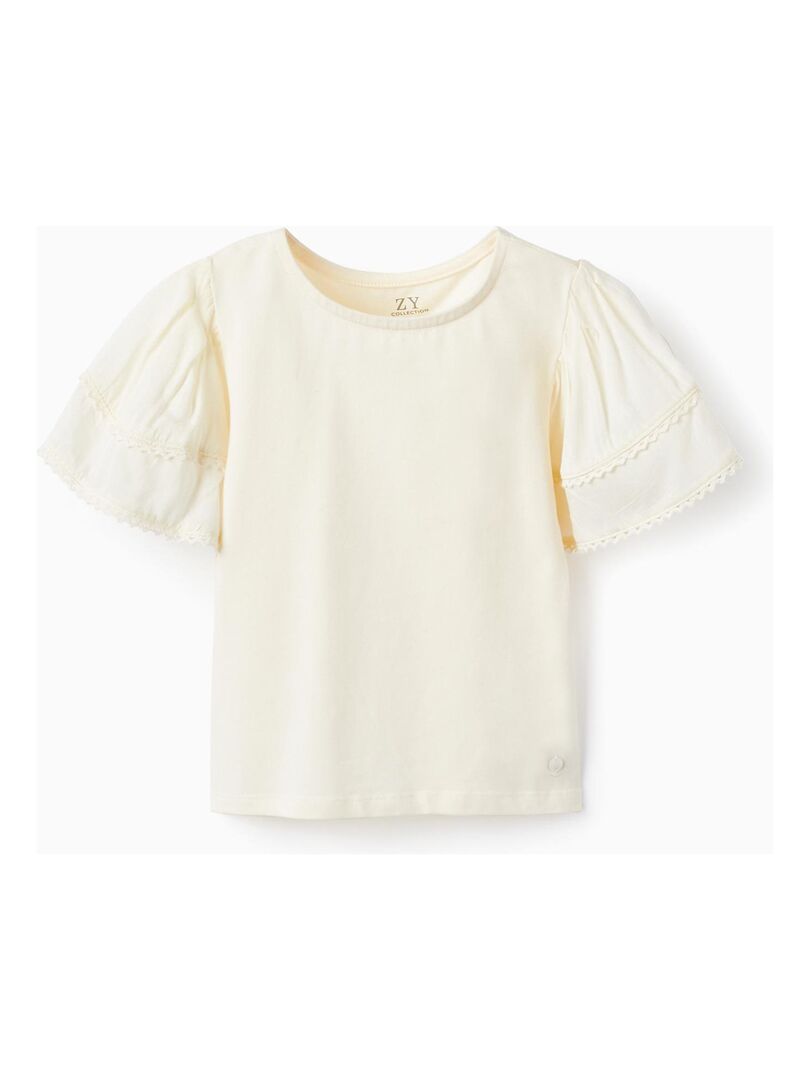 Sweat-Shirt Zara Femme Noir En Coton Avec Volants - Taille M, NEUF AVEC ÉTIQUETTES