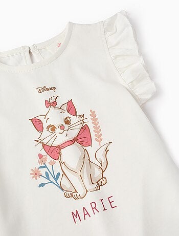 T-shirt en Coton avec Volants Princesses