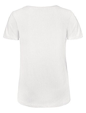 T-shirt en coton bio à col v - b and c