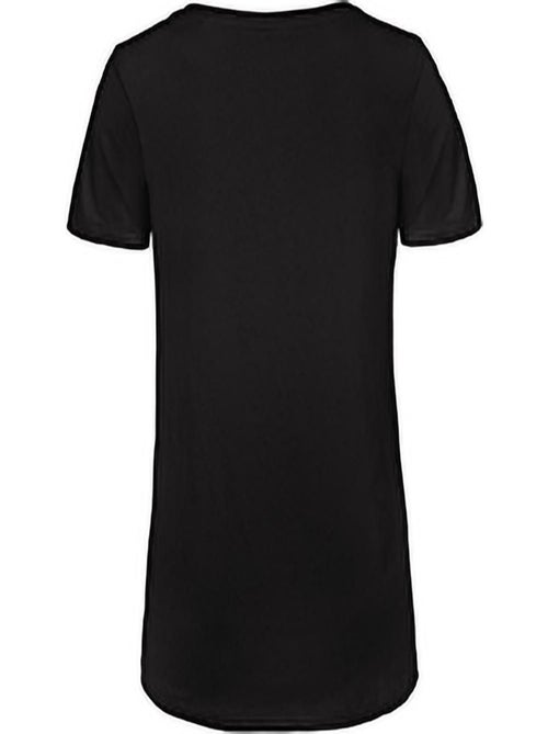T-shirt en coton bio à col v - b and c - Kiabi
