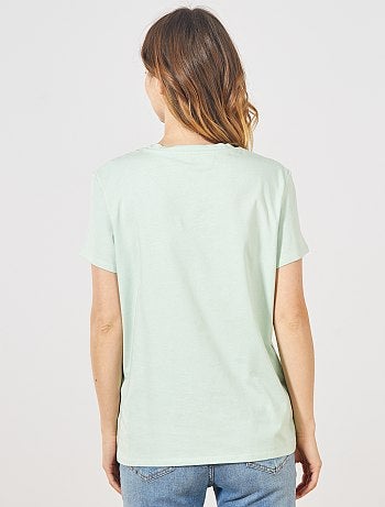 T-shirt en coton bio - Kiabi