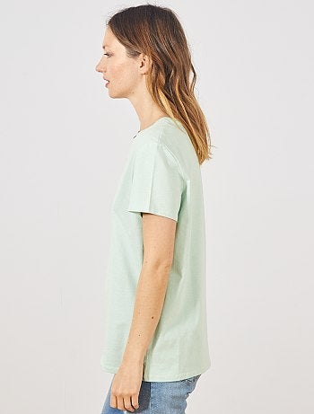 T-shirt en coton bio - Kiabi
