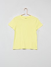 comme des garçons t shirt femme jaune