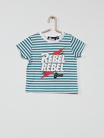 T-shirt en coton 'Bowie'