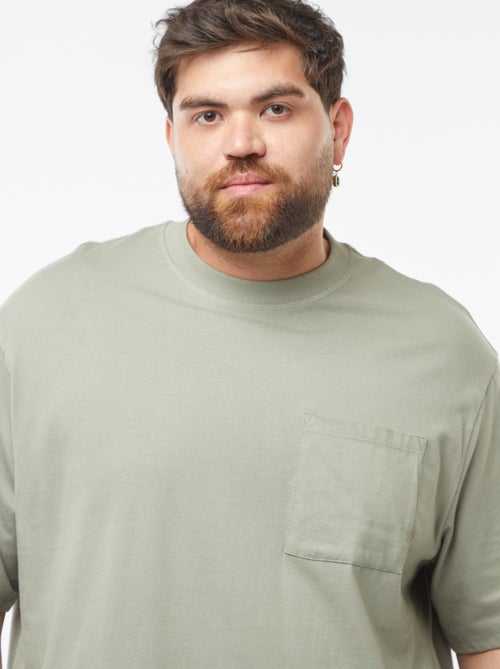 T-shirt en coton confort fit - Kiabi