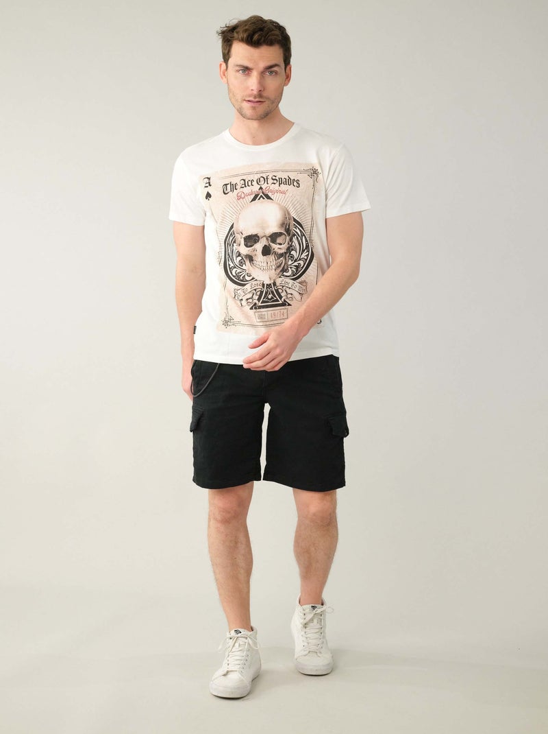 T-shirt en coton 'Deeluxe' Blanc - Kiabi
