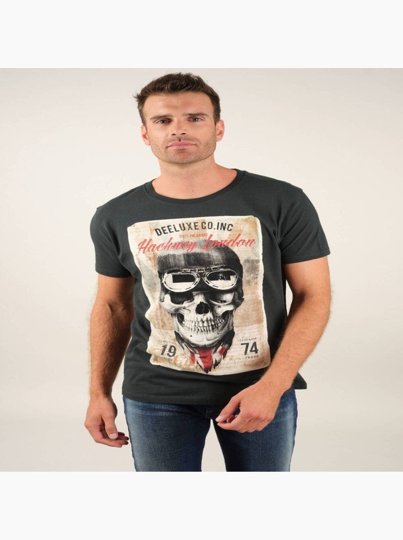 T-shirt en coton  'Deeluxe' Noir - Kiabi