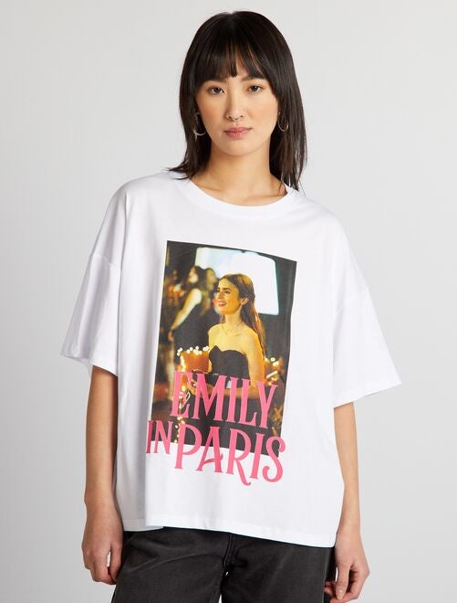 T-shirt en coton 'Emily in Paris' - Kiabi