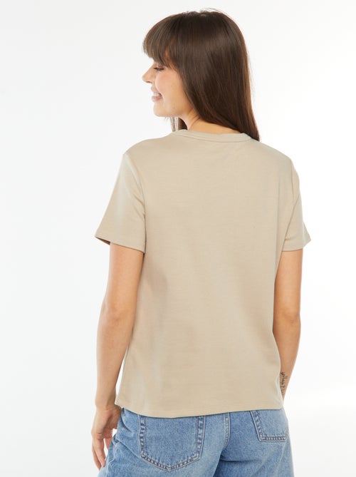 T-shirt en coton épais - Kiabi