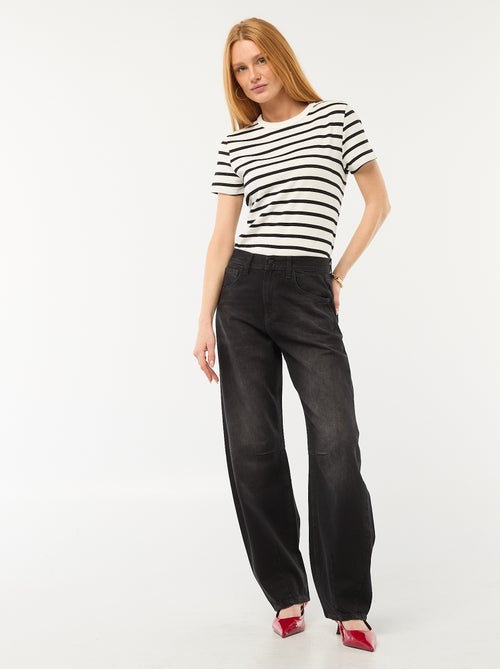 T-shirt en coton épais - Kiabi