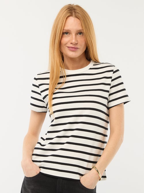 T-shirt en coton épais - Kiabi