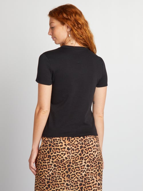 T-shirt en coton épais - Kiabi