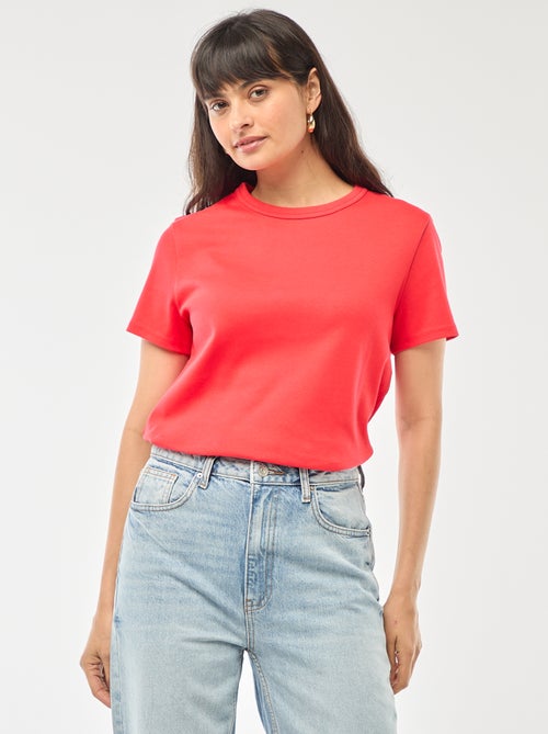 T-shirt en coton épais - Kiabi T-shirt en coton épais - Kiabi