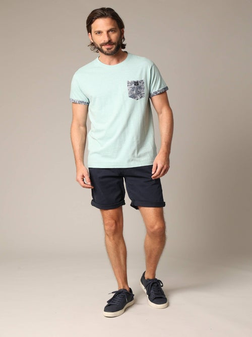 T-shirt en coton et col rond 'Deeluxe' - Kiabi