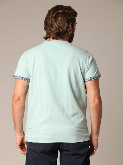T-shirt en coton et col rond 'Deeluxe' - Kiabi