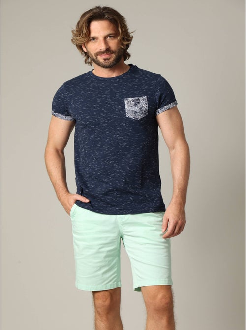 T-shirt en coton et col rond 'Deeluxe' - Kiabi