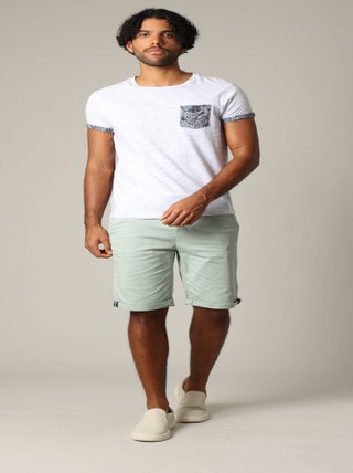 T-shirt en coton et col rond pour homme 'Deeluxe'