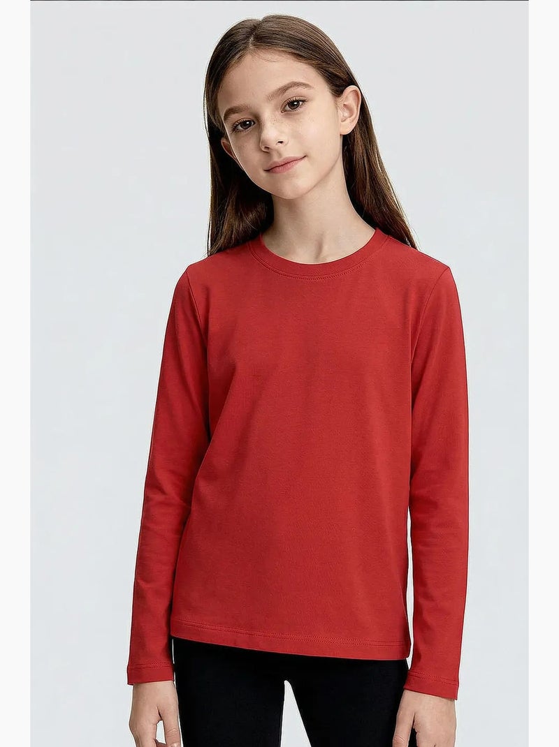 T-shirt en coton et élasthanne tommy Rouge - Kiabi