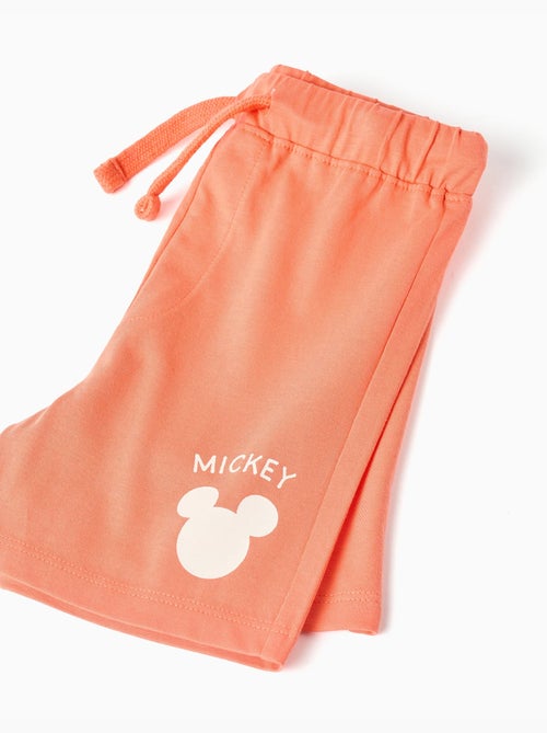 T-shirt en coton et short avec imprimé Mickey - Kiabi