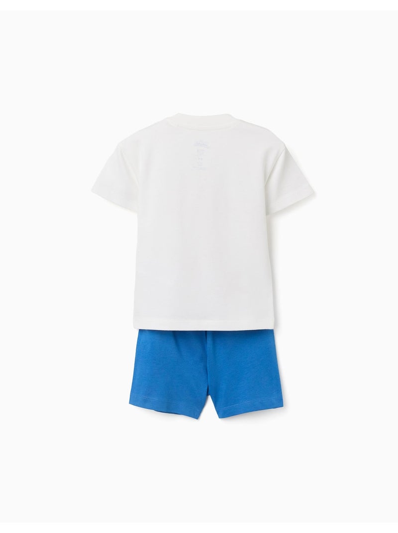 T-shirt en coton et short avec imprimé Spidey Bleu Bleu - Kiabi