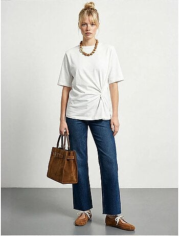 T-shirt en coton femme lucci