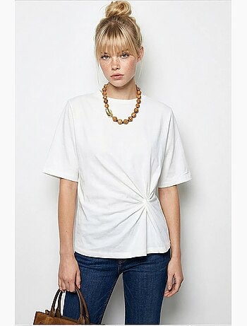 T-shirt en coton femme lucci