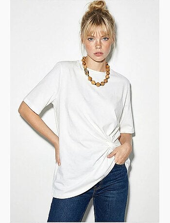 T-shirt en coton femme lucci
