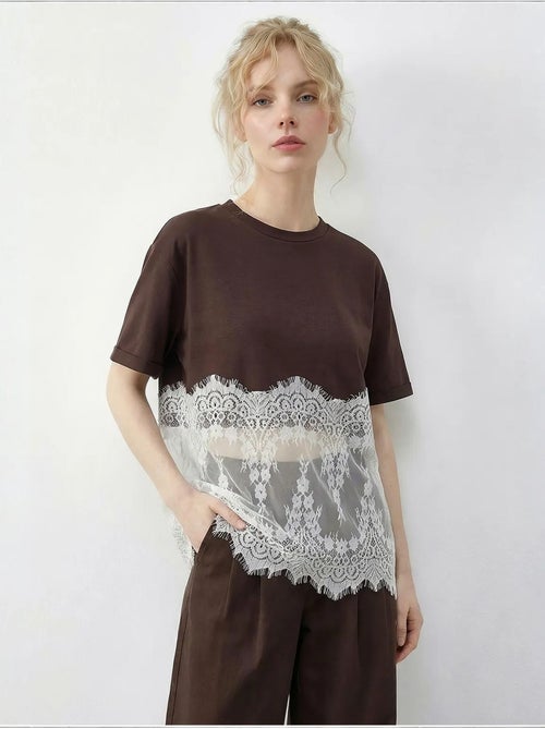 T-shirt en coton femme lucci - Kiabi T-shirt en coton femme lucci - Kiabi