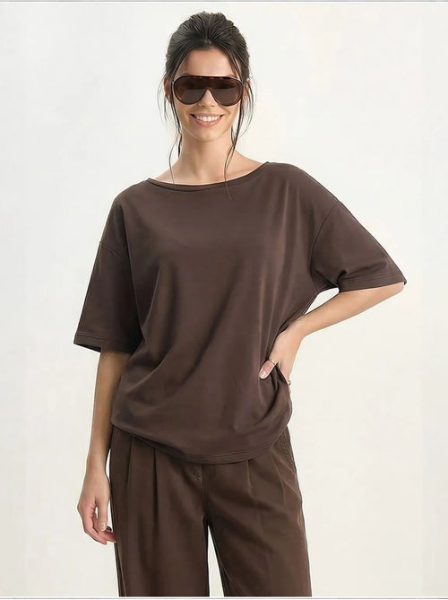 T-shirt en coton femme lucci - Kiabi T-shirt en coton femme lucci - Kiabi
