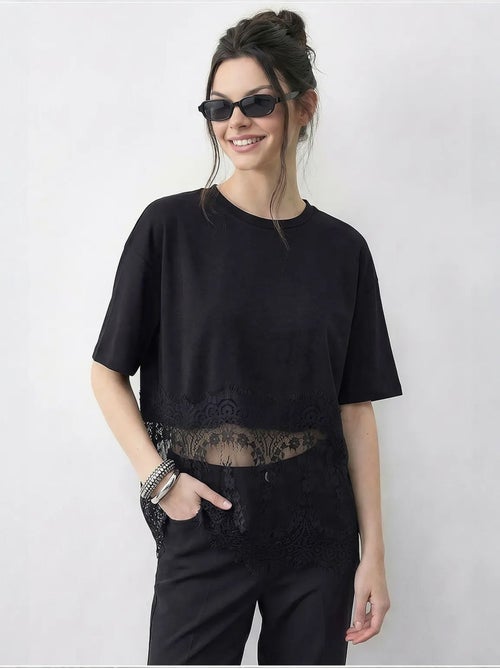T-shirt en coton femme lucci - Kiabi T-shirt en coton femme lucci - Kiabi