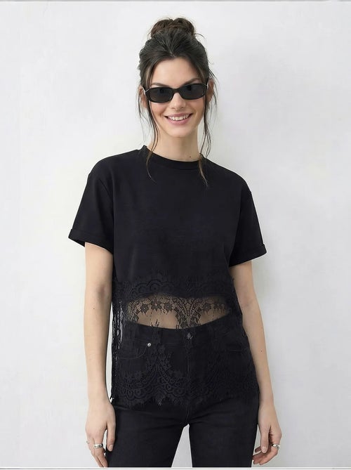 T-shirt en coton femme lucci - Kiabi T-shirt en coton femme lucci - Kiabi