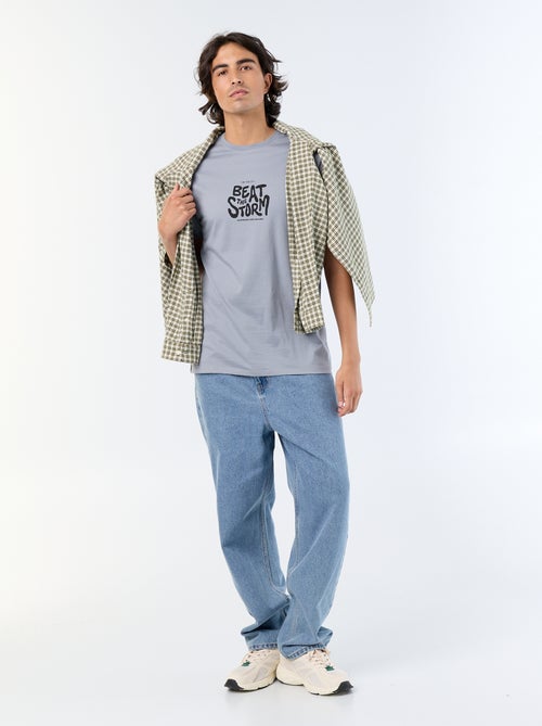 T-shirt en coton imprimé pour homme à col rond - Kiabi T-shirt en coton imprimé pour homme à col rond - Kiabi