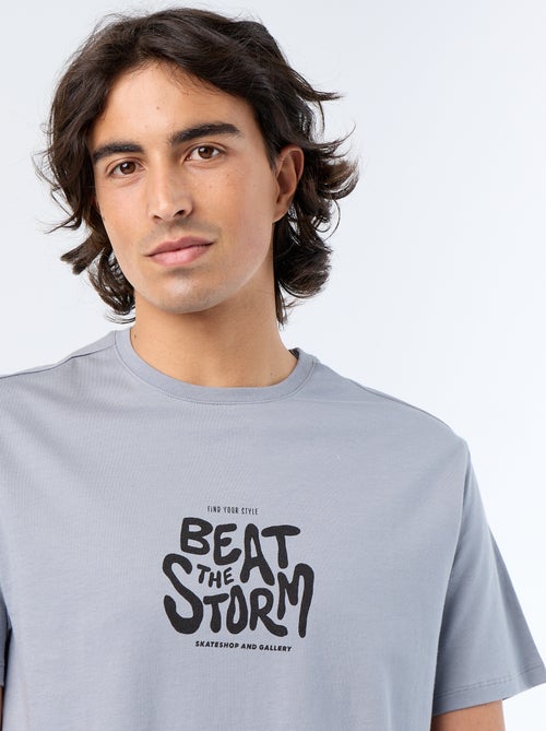 T-shirt en coton imprimé pour homme à col rond - Kiabi T-shirt en coton imprimé pour homme à col rond - Kiabi