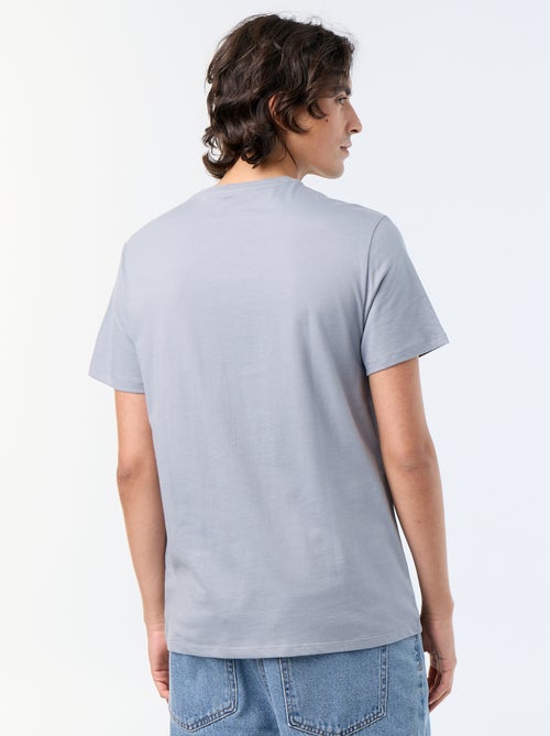 T-shirt en coton imprimé pour homme à col rond - Kiabi T-shirt en coton imprimé pour homme à col rond - Kiabi