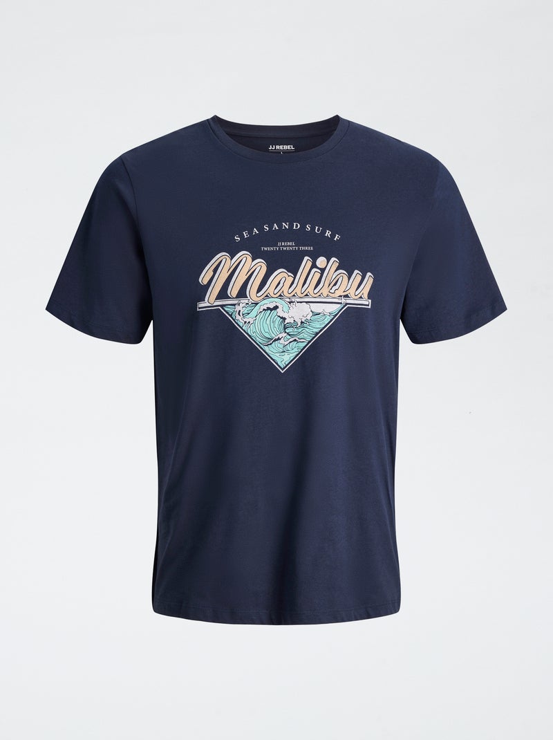 T-shirt en coton 'JJ Rebel' BLEU - Kiabi