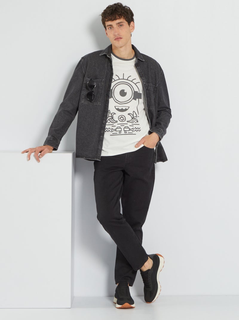 T-shirt en coton 'Les Minions' Blanc - Kiabi