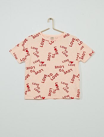 T-shirt en coton 'Love'