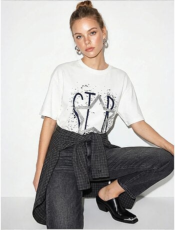 T-shirt en coton lucci