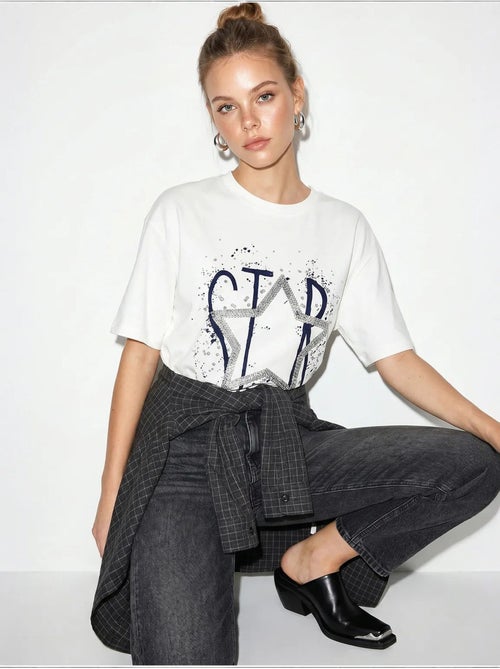 T-shirt en coton lucci - Kiabi T-shirt en coton lucci - Kiabi
