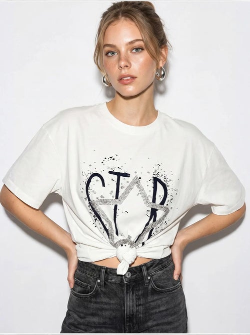 T-shirt en coton lucci - Kiabi T-shirt en coton lucci - Kiabi