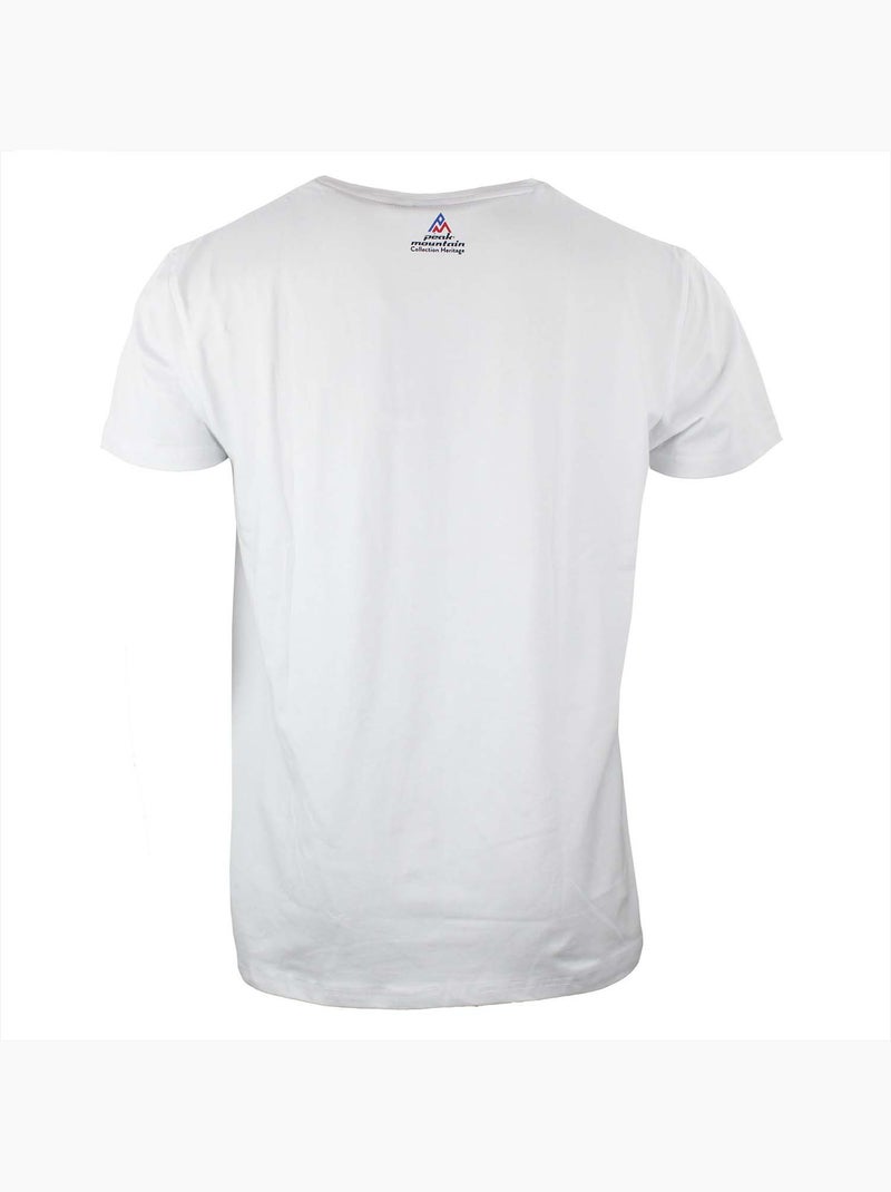 T-SHIRT EN COTON MANCHES COURTES CODA/2 HOMME - PEAK MOUNTAIN Blanc - Kiabi