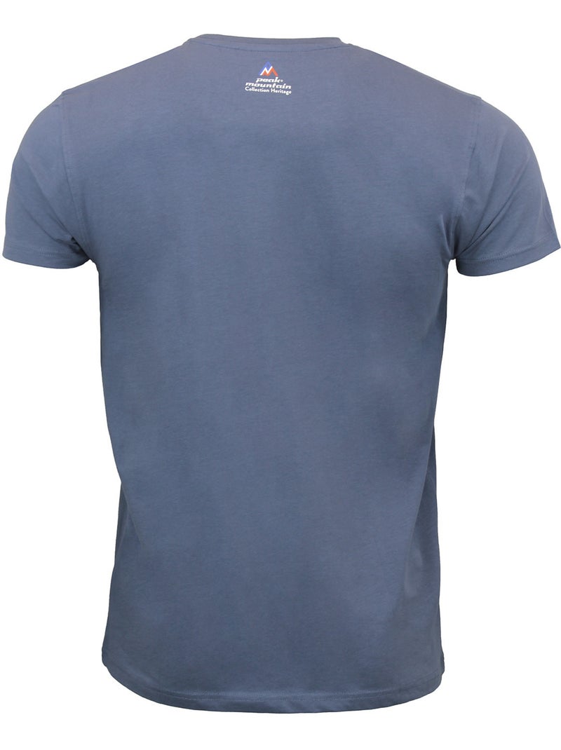 T-SHIRT EN COTON MANCHES COURTES CODA/2 HOMME - PEAK MOUNTAIN Bleu gris - Kiabi