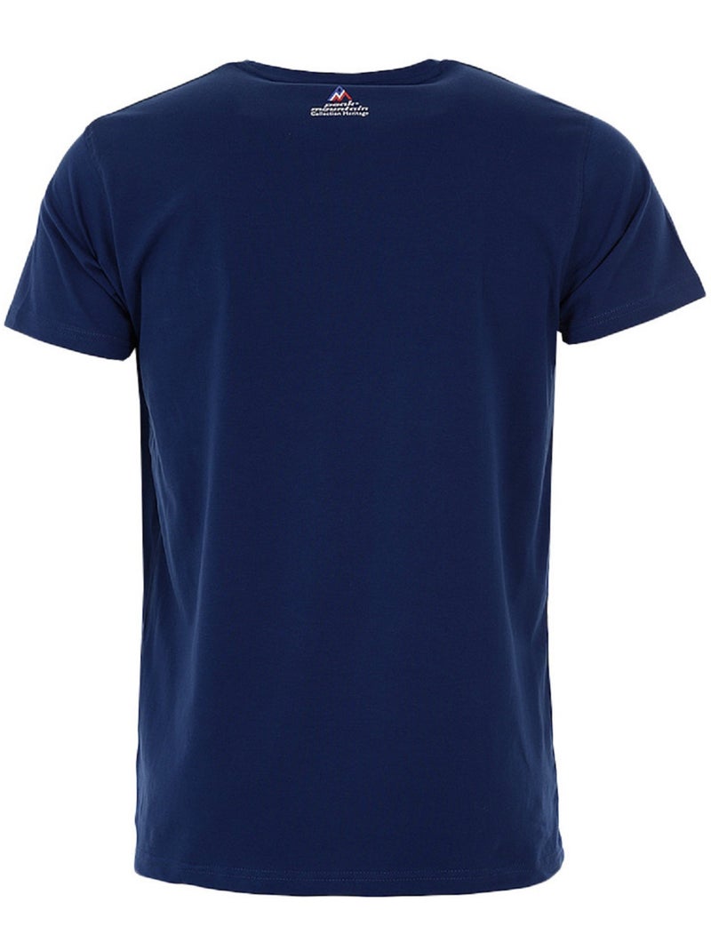T-SHIRT EN COTON MANCHES COURTES CODA/2 HOMME - PEAK MOUNTAIN Bleu marine - Kiabi