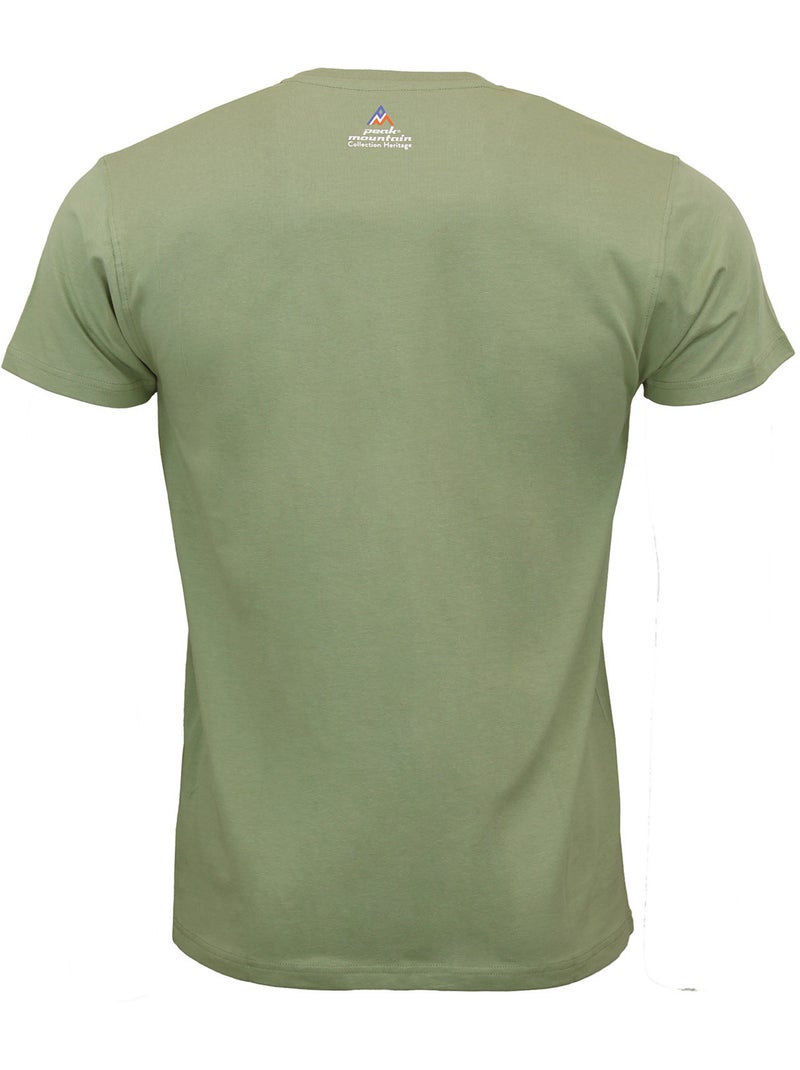 T-SHIRT EN COTON MANCHES COURTES CODA/2 HOMME - PEAK MOUNTAIN Kaki - Kiabi