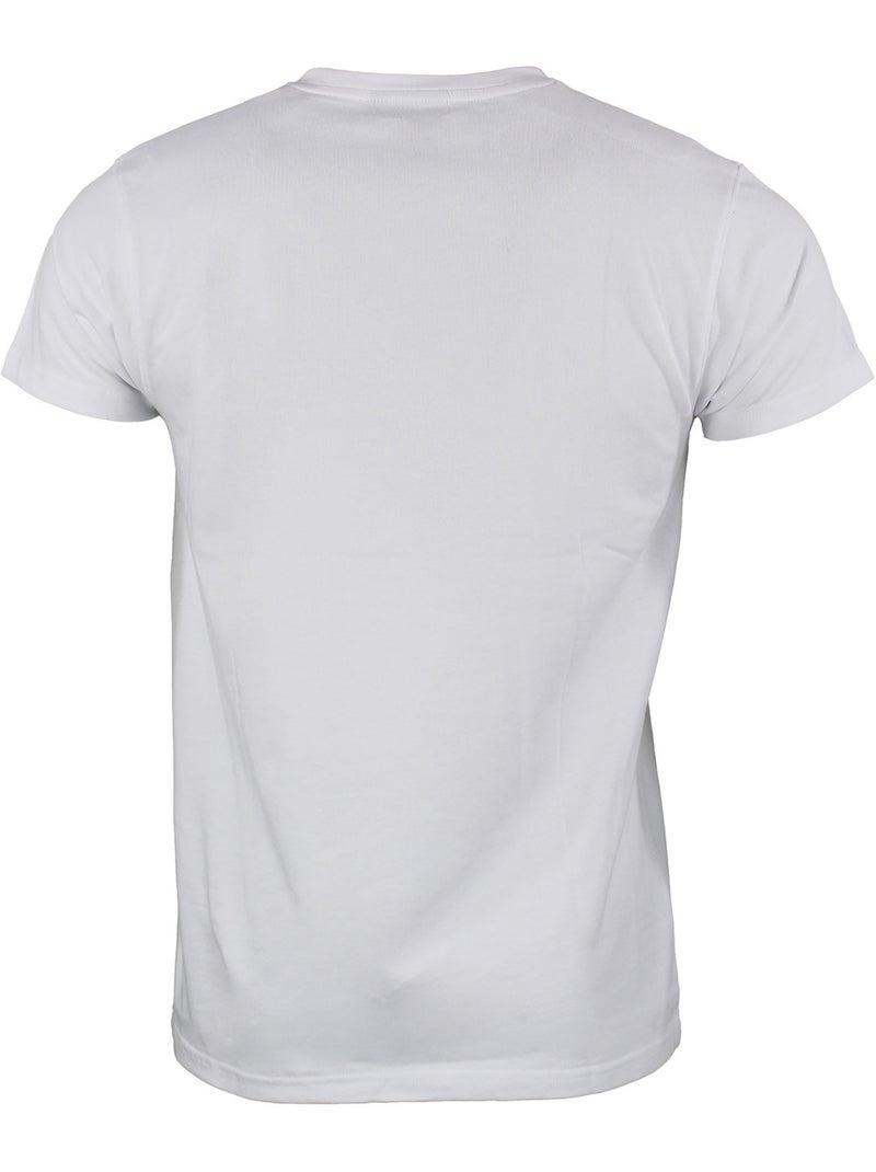 T-SHIRT EN COTON MANCHES COURTES CRODAN HOMME - PEAK MOUNTAIN Blanc - Kiabi