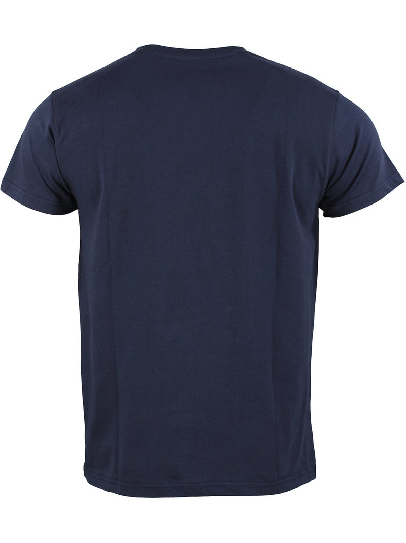 T-SHIRT EN COTON MANCHES COURTES CRODAN HOMME - PEAK MOUNTAIN Bleu marine - Kiabi