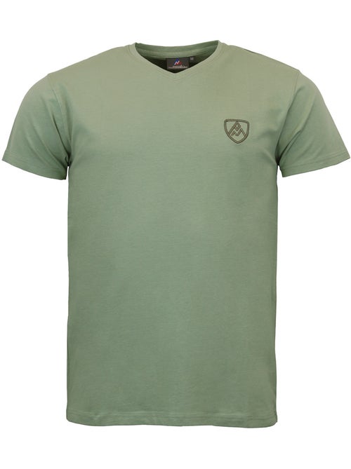 T-SHIRT EN COTON MANCHES COURTES CRODAN HOMME - PEAK MOUNTAIN - Kiabi