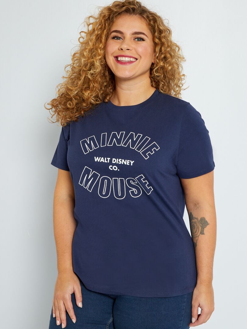 T-shirt en coton 'Mickey' Bleu - Kiabi