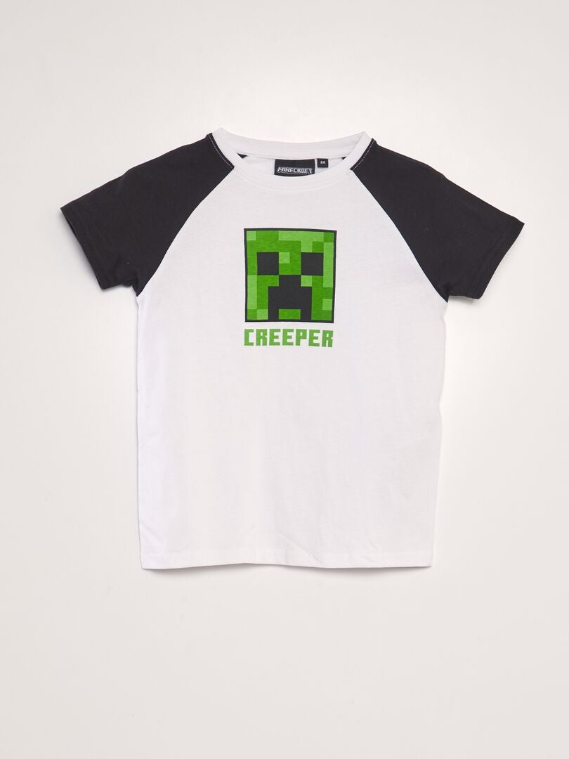 T shirt en coton Minecraft