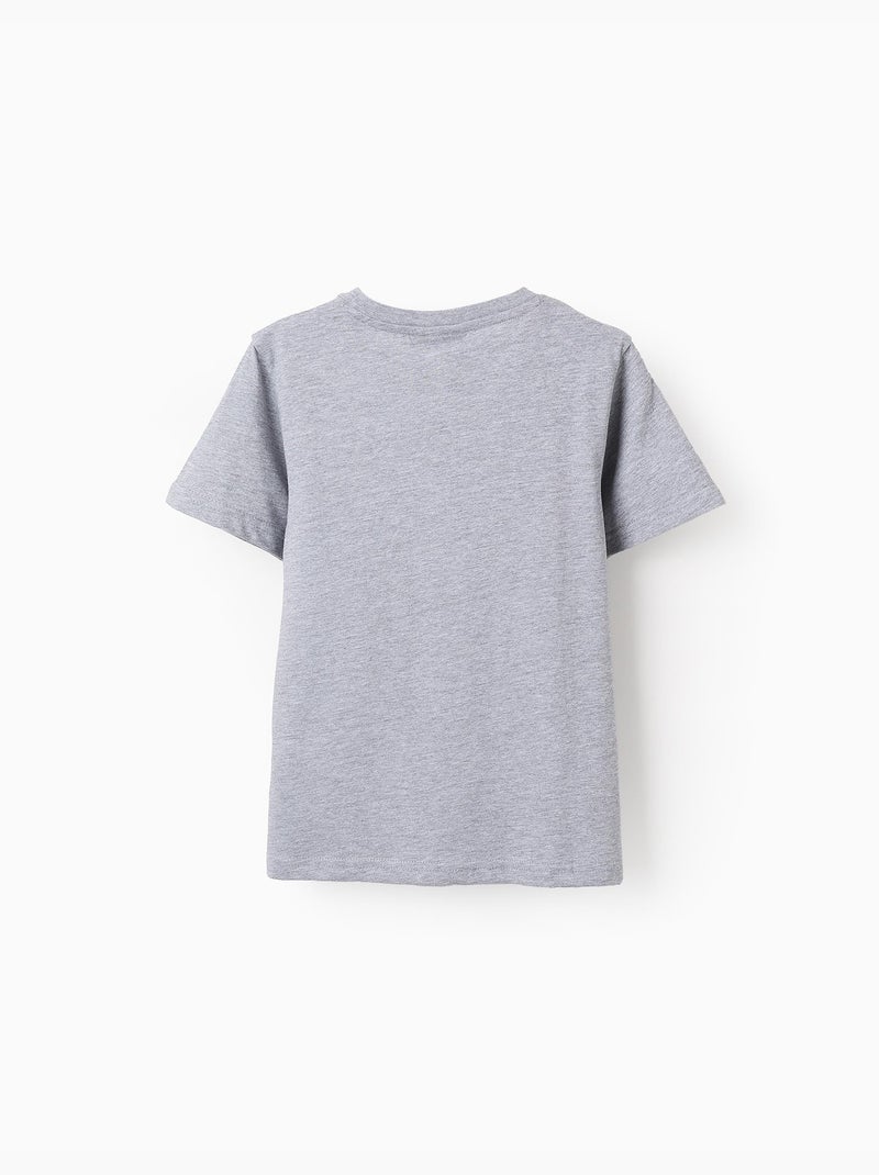 T-shirt en Coton Minecraft Gris - Kiabi